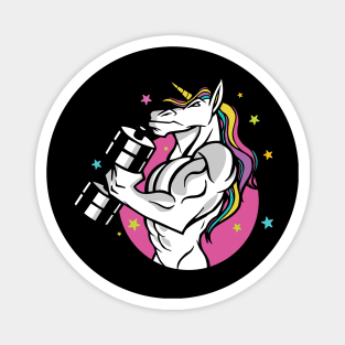 Workout Gym UNICORN fitness MUSCULAR Magnet